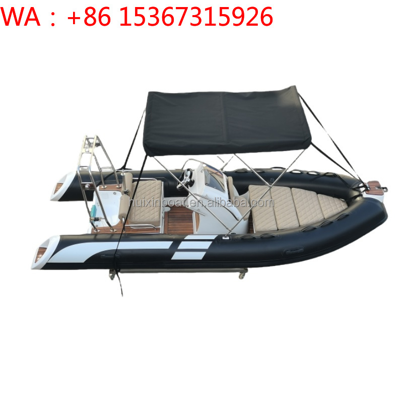 Fishing Boat Outboard Motor - 4.8m 16ft RIB480 Inflatable Fishing Yacht